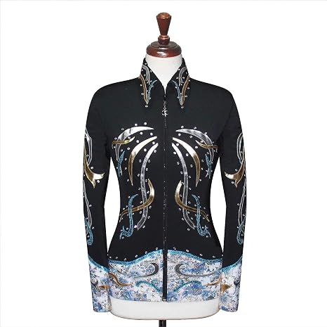 Large Western Show Pleasure Rail Shirt 
