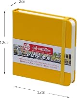 Talens Art Creation Sketchbook Golden Yellow 12x12 cm 140 g 80 Sheets view 3