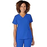 WonderWink Womens Women's Mock Wrap Scrub Top