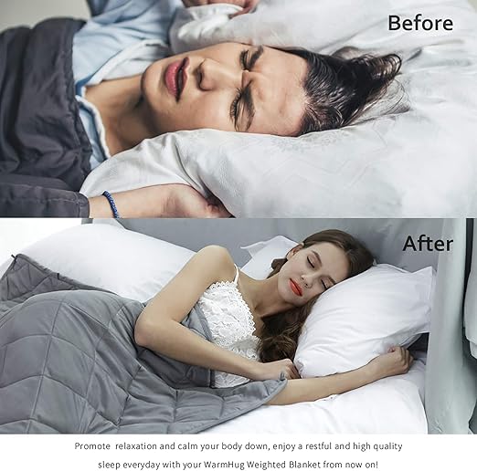 Bedding Weighted Blanket Full Queen Size 100 150cm Promote Deep Sleep Warmer Blankets Home Garden Bedding Weighted Blanket Full Queen Size 100 150cm Promote Deep Sleep Warmer Blankets Home Garden