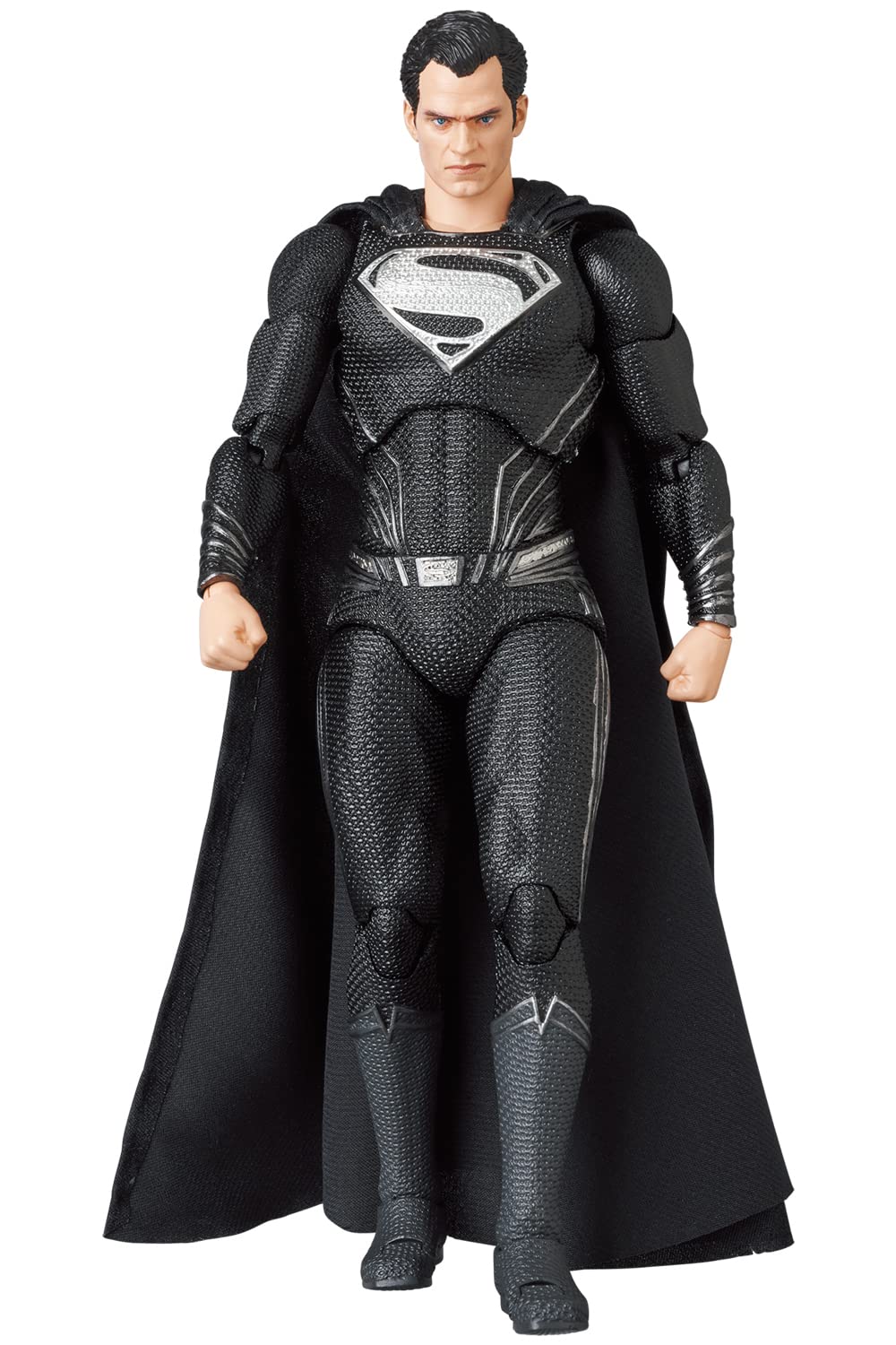 MEDICOM TOYS MAFEX Action Figure Superman Black Suit - Zack Snyder's Justice League, Henry Cavill