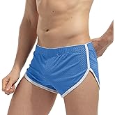AIMPACT Mens Mesh Booty Shorts 3 Inch Sexy Smooth Lounge Active Shorts Ranger Panties