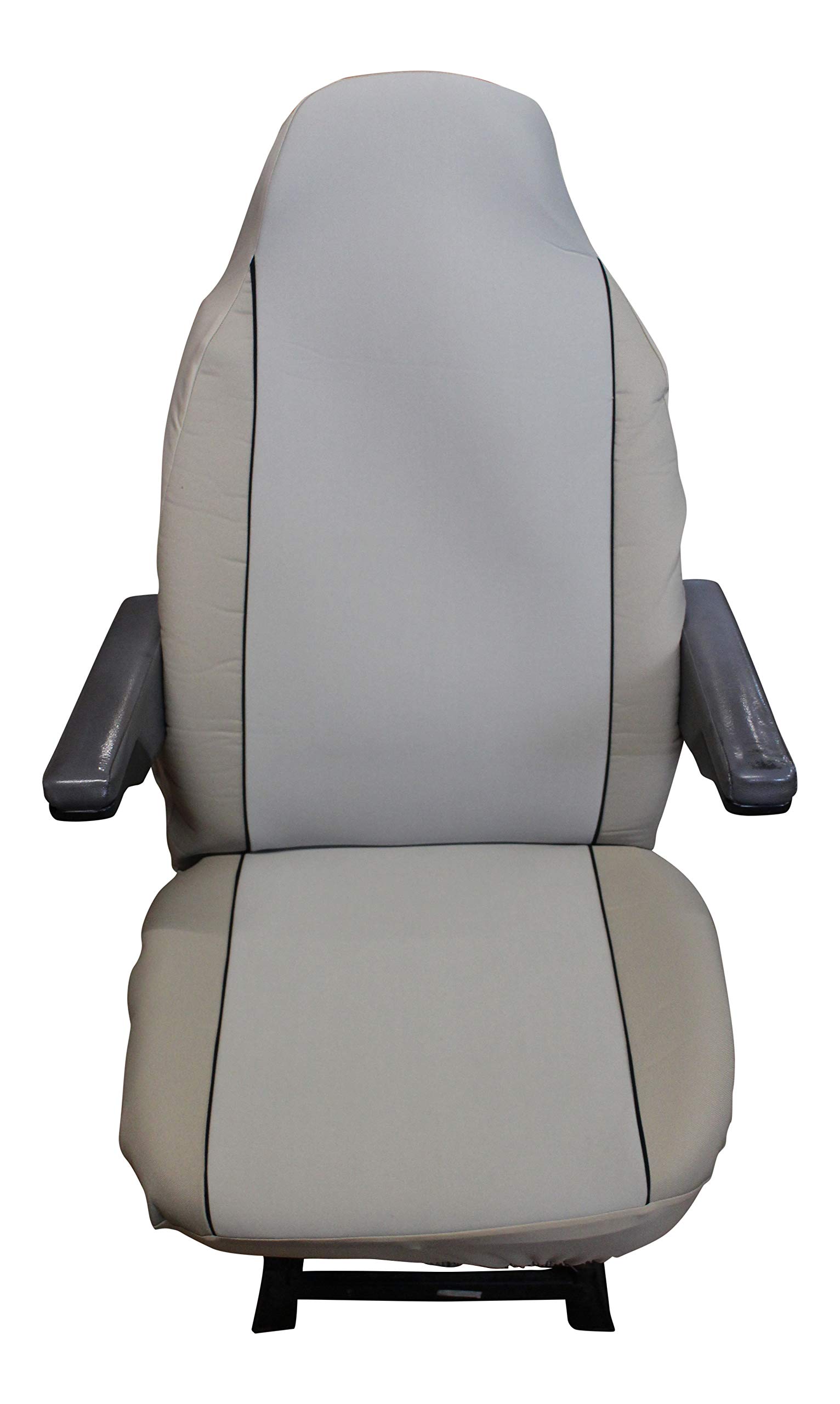 Carseatcover-UK MOTORHOME Seat Covers [UNIVERSAL FIT] [CHOICE OF 10 FABRICS][PLAIN BEIGE]