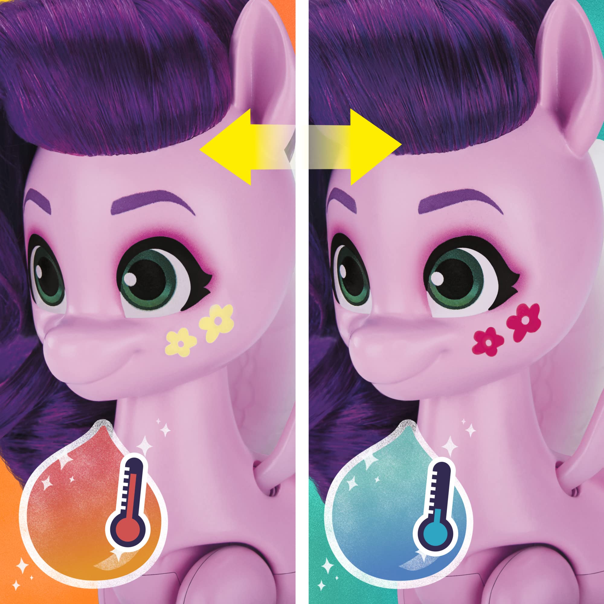 My Little Pony Toys Princess Pipp Petals Style of The Day, 5-Inch Hair Styling Dolls, Toys for 5 Year Old Girls and Boys