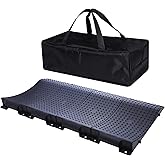 Homeon Wheels Tire Saver Ramps Anti-Slip Pads Design, Car Tire Wheel Ramps for Flat Spot and Flat Tire Prevention, Tire Saver