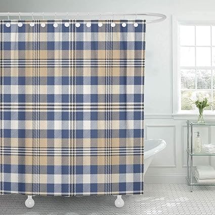 Amazon Com Emvency Fabric Shower Curtain With Hooks Original