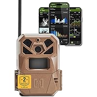 Moultrie Edge 2 Cellular Canada Trail Camera - Auto Connect Nationwide 4G LTE - On Demand 36MP Photo - 1080P Video with HD Au