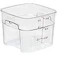 Cambro FreshPro 6Qt Food Storage Container in Clear for Industrial and Kitchen Use, Pantry Organization and Food Freshness