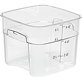 Cambro FreshPro 6Qt Food Storage Container in Clear for Industrial and Kitchen Use, Pantry Organization and Food Freshness