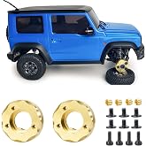 Zolikar 2PCS RC Brass Front Steering Knuckles Set | For Kyosho Mini Z 4x4 1/18 Scale Jimny 1/24 Scale Wrangler