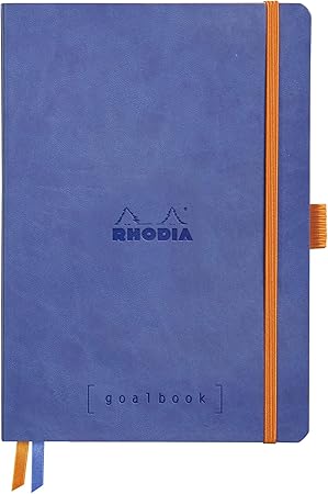 Amazon Com Rhodia Goalbook Journal A5 Squared Sapphire Blue Office Products