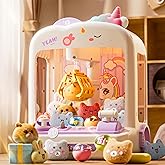 AIQI 55 PCS Mini Claw Machine for Kids, Vending Machine with Lights Sound, Electronic Prize Dispenser for Kids Girls, Claw Toys Game Gifts for 4 5 6 7 8 Years Old Girls Boys