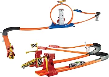 Hot Wheels - Action, Circuito de Carreras Turbo, Pista con Coches de Juguete (Mattel DNN81) , color/modelo surtido: Amazon.es: Juguetes y juegos