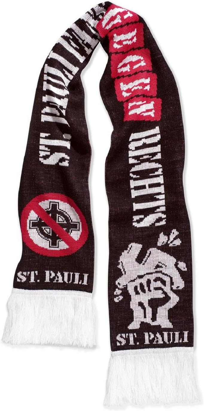 FC St. Pauli gegen Rechts Fan Scarf – BigaMart