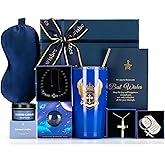 Birthday Gifts for Men,Blue Man Premium Gifts Basket Ideas Set for Him,Men's Birthday Gift Box Presents for Dad,Husband,Brother,Son, Boyfriend,Male Friend,Coworker Christmas Gift Retirement Gifts Box