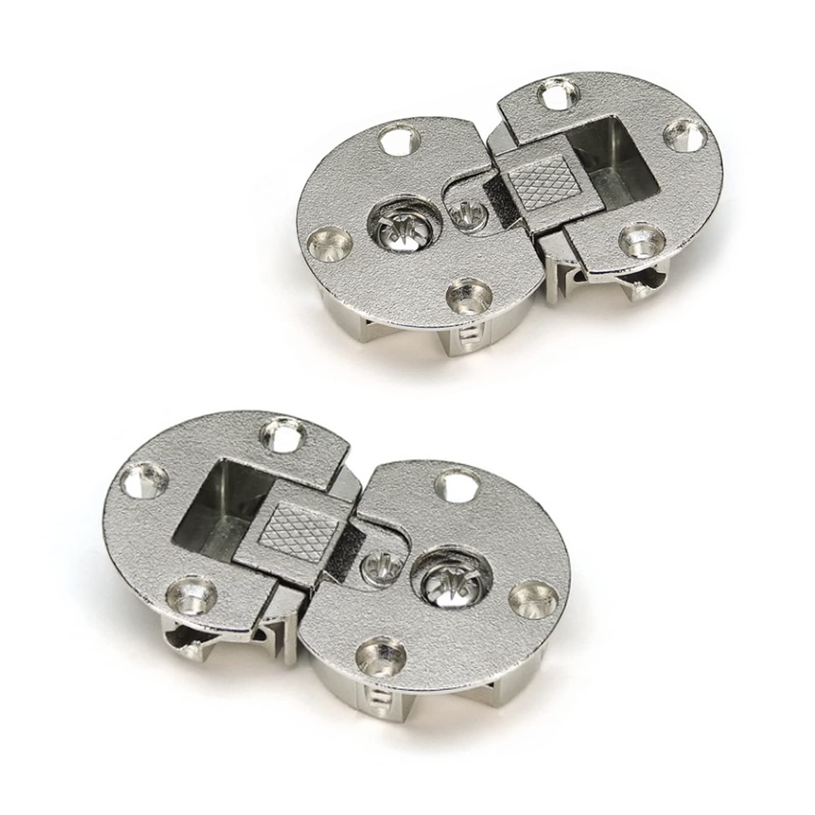 WANLIAN - (2pcs) 90 Degree Adjustable Cabinet Door Rotational Axis Hidden Table Hinge