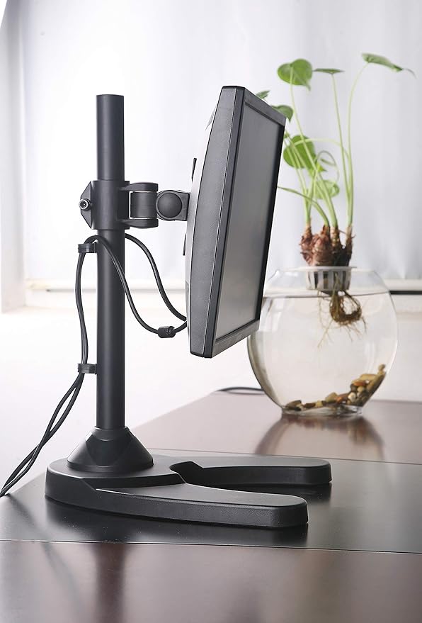 Single LCD Monitor Desk Stand Adjustable Tilt Amazon.in Electronics