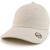 Trendy Apparel Shop Planet Embroidered Low Profile Soft Cotton Dad Hat Cap