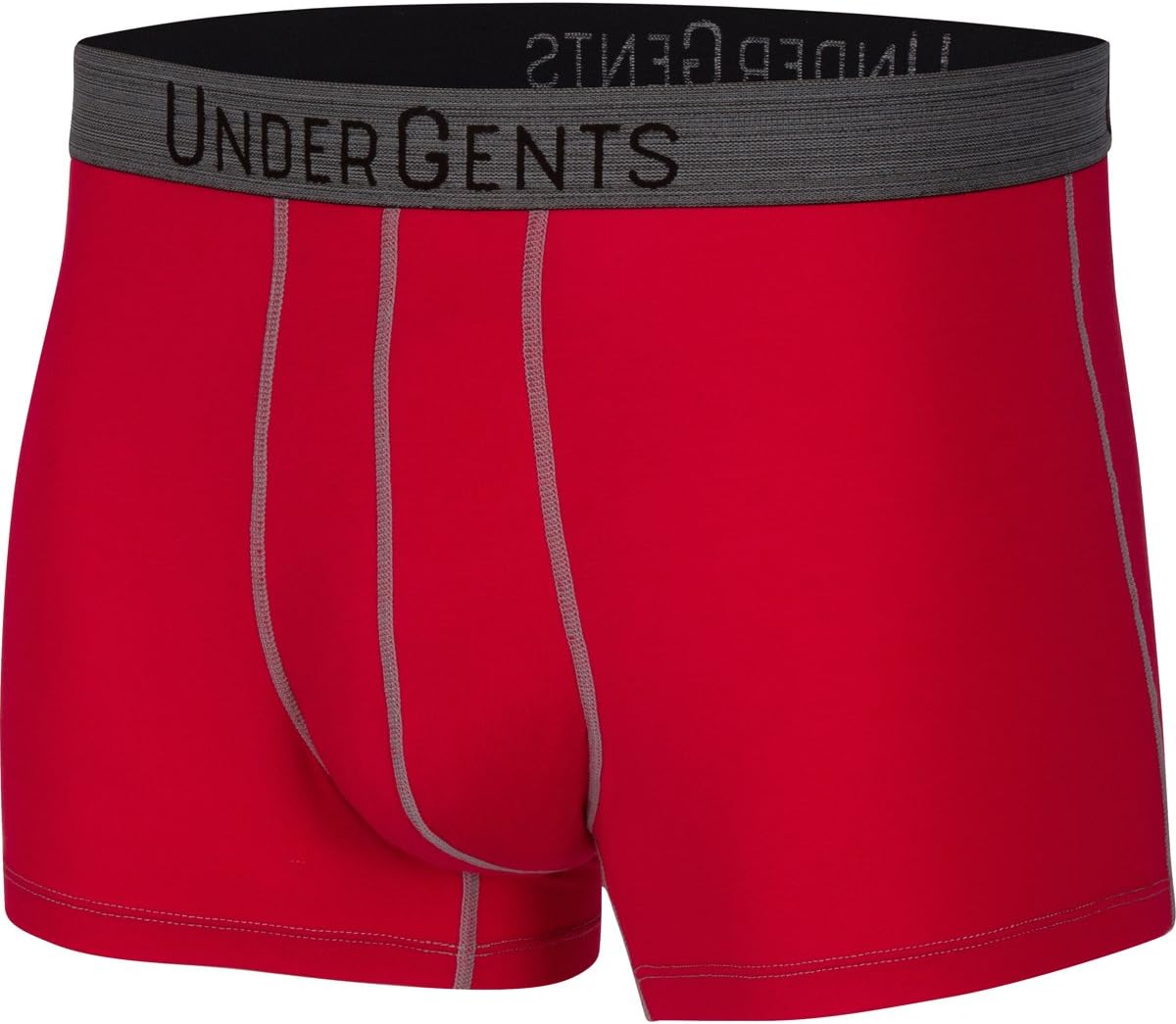 UnderGents Men's Trunk Underwear. Max Comfort Without Compression. CloudSoft Fabric!,Small,Red
