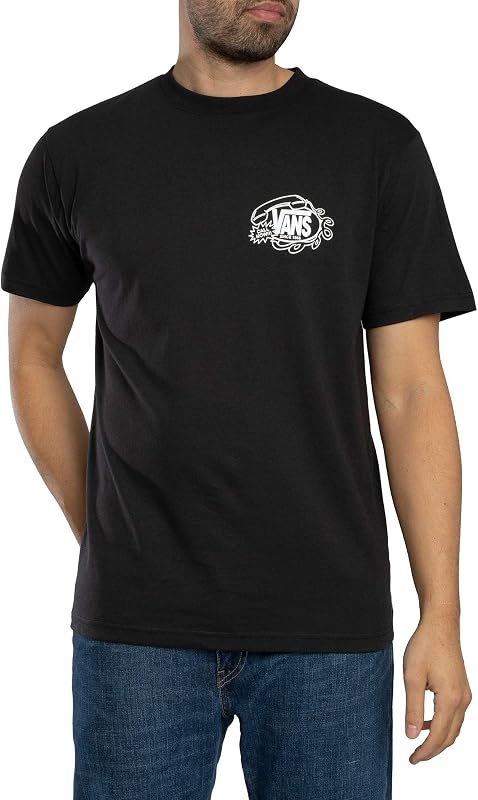 Herren Hot Lines Rückengrafik-T-Shirt, Black, XS