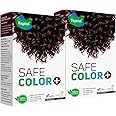 Vegetal Safe Color - Natural Hair Colour - (No PPD, No Ammonia, No Peroxide) (100g. X 2, Burgundy) Pack of 2