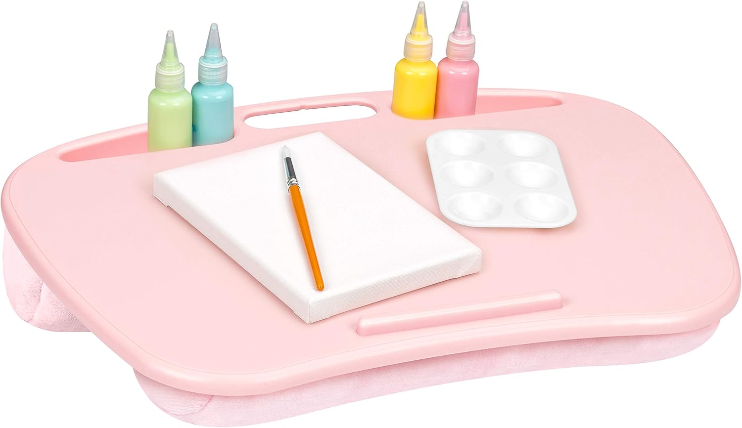 LapGear MyDesk Lap Desk with Device Ledge and Phone Holder, Pack of 12, Rose Quartz : Office Products