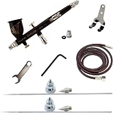Paasche TGX-3AS Double Action Gravity Feed Airbrush with .20, .25, .38mm Heads (Made in the USA)