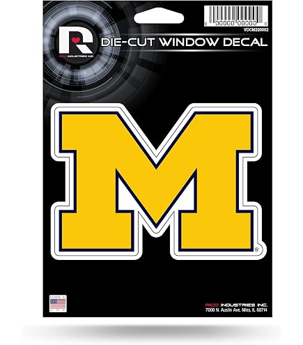 Rico Industries NCAA Michigan University Double Up Die Cut Sticker - Team Pride Vinyl Decal Set For Fans, 4" X 9" Officially Licensed - View #7