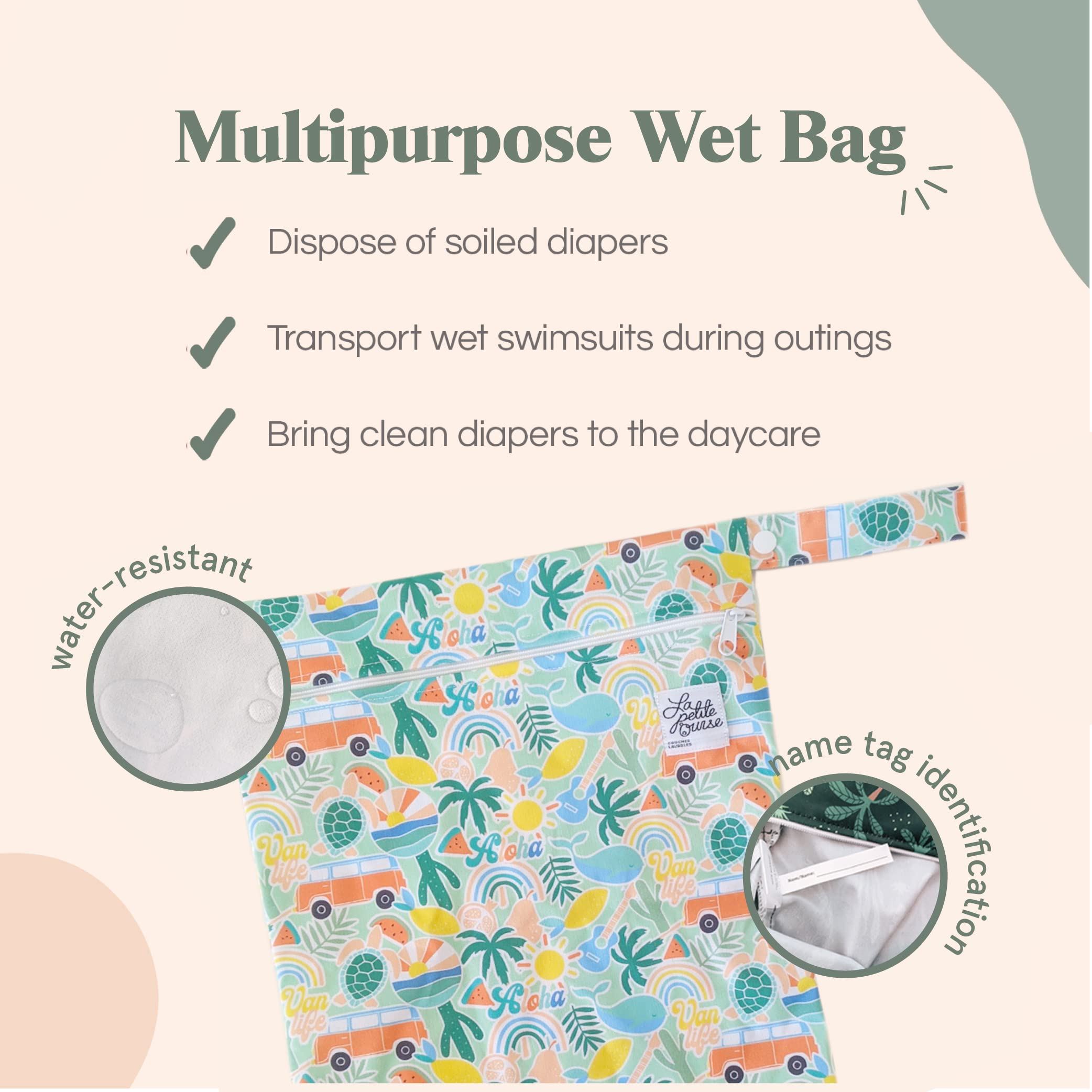 LA PETITE OURSE Wet Dry Bags