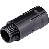 Raindrip R465CT Pressure Regulator, 3/4-Inch FPT X 3/4-Inch MPT, 30 PSI, for Drip Irrigation Systems, Attach to Outdoor Faucet, Hose Bibb, 1-Pack Blister Package, Black