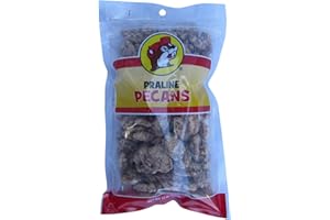 Buc-ee's Glazed Pecan Praline Halves in a Resealable Bag, 12 Ounces