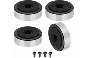 MECCANIXITY 4 Pcs Speaker Isolation Feet,47mmx15mm Plastic Foam Shock Absorption Base Pad Anti Vibration Amplifier Stand Feet