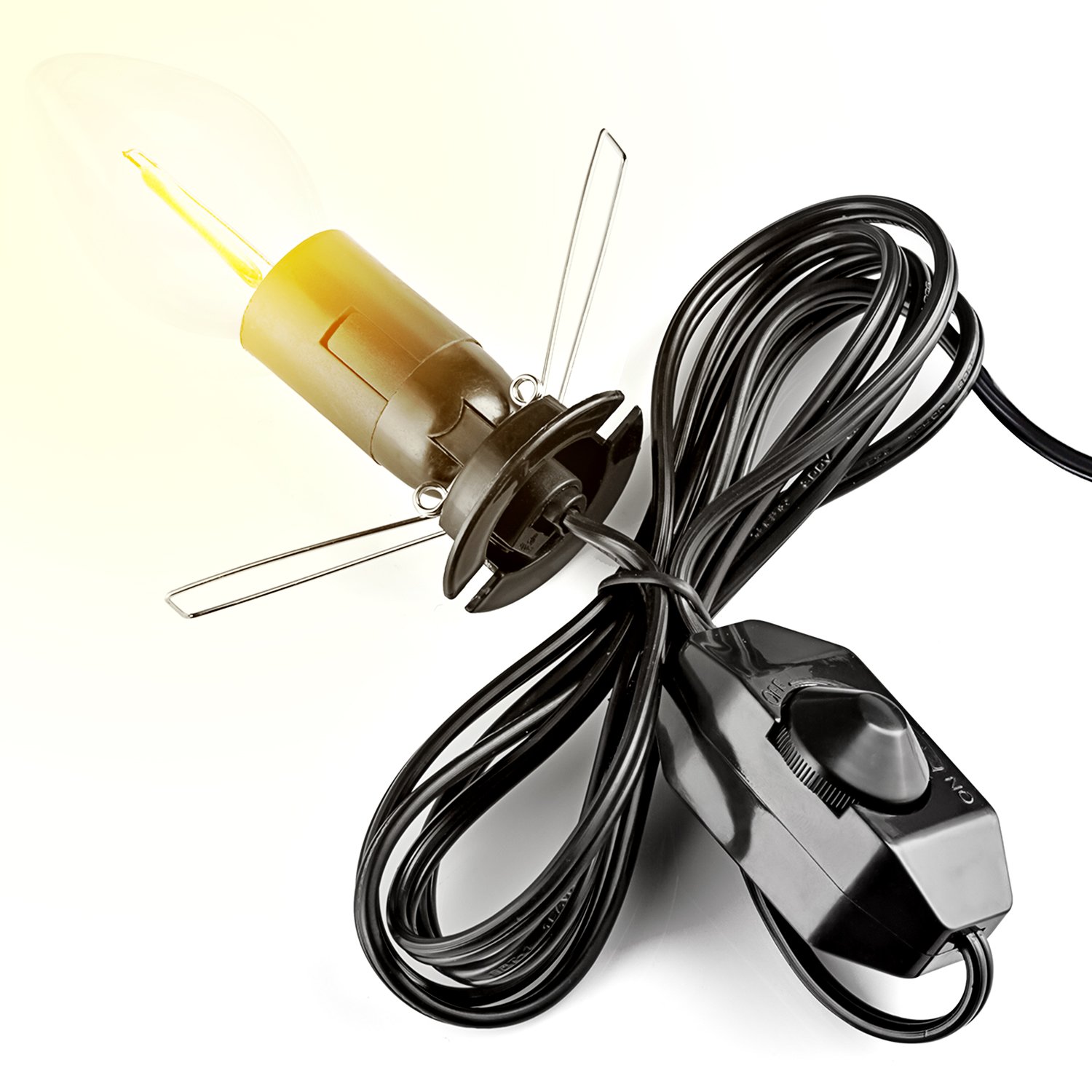 HemingWeigh 6' Salt Lamp Cord with Dimmer Switch UL Certified 18 AWG NEW 848441045996 eBay