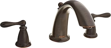 Moen 86440brb Caldwell Two Handle Deck Mounted Roman Tub Faucet