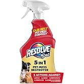 Resolve&reg; 5-in-1 Pet Carpet Cleaner Spray for Stains &amp; Odors, 22oz | For messes up to 7 days old, use this pet stain remover for carpet as a targeted household spot treatment.