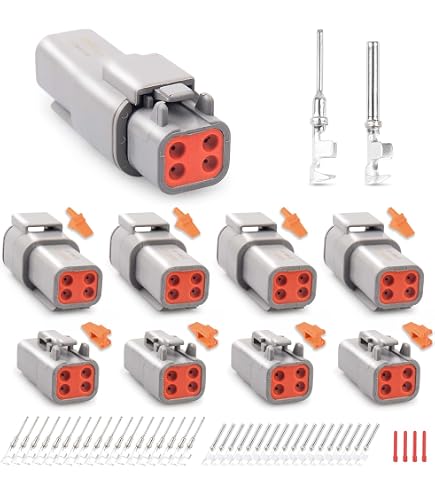 Amazon.com: JRready ST6327-2 Deutsch 2 Pin DT Connector Kit 5 Sets