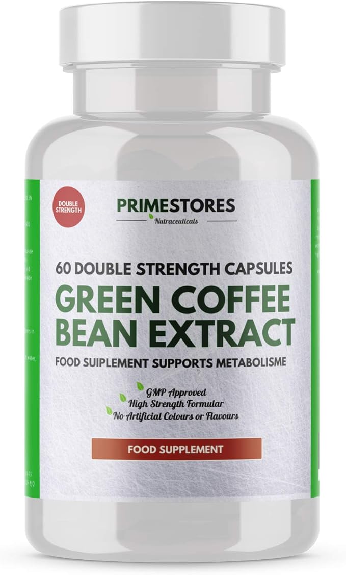 Green Coffee Bean Extract for Weight Loss Tablets 60 Strong Powder