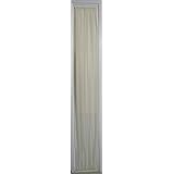 Ecru Sheer SIDELIGHT Curtain 29" X 63" Length Rod Pocket TOP and Bottom