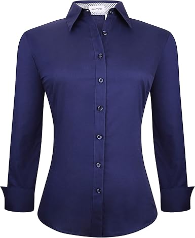 amazon women's dress shirts