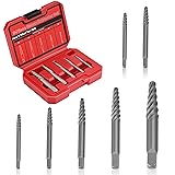 UYECOVE 7 Pcs Spiral Screw Extractor Set, Stripped