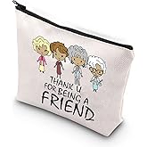 GJTIM TV Show Quote Inspired Cosmetic Makeup Bag Funny Friendship Birthday Gift for Best Friends (Being A Friend Bag)