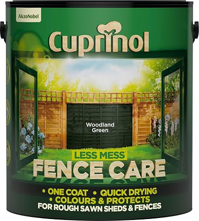 Cuprinol Less Mess Fence Care Woodland Green 6 Litre CUPLMFCWG6L