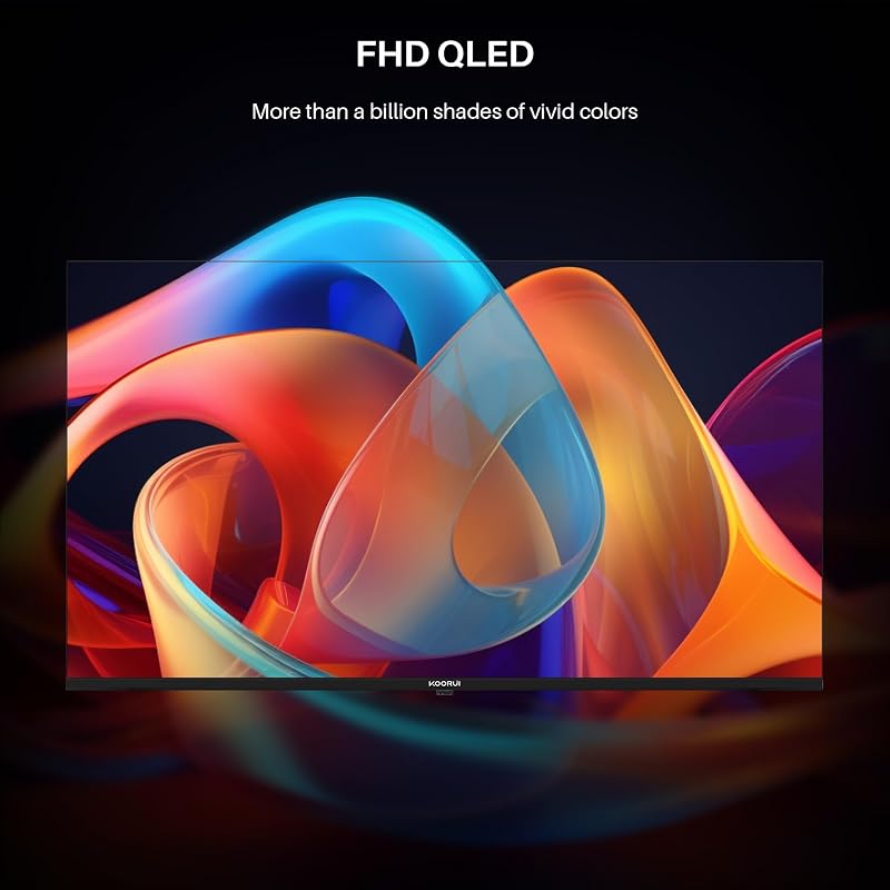 Televisor 32 Pulgadas, QLED Full HD Smart TV sin Marco, K32Q1FFQ-T8