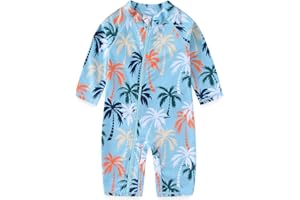 Erdawum Baby Boy Swimsuit Rash Guard Toddler One Piece Bathing Suit Infant Swimwear UPF 50+