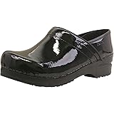 sanita women's professional patent clog