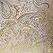 Metallic Paisley Brocade Fabric 60