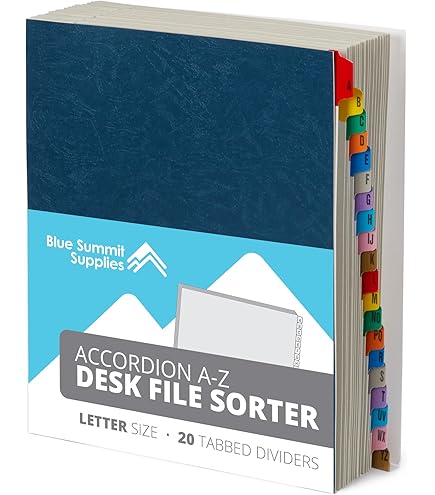Amazon.com : Pendaflex Daily A-Z Indexing Midnight Blue Desk File
