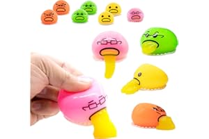 Windy City Novelties 12 Pack – The Original Mr. Vomit Puking Egg Slime Stress Balls – Funny Gag Gift Fidget Toys for Kids & Adults, Assorted Colors