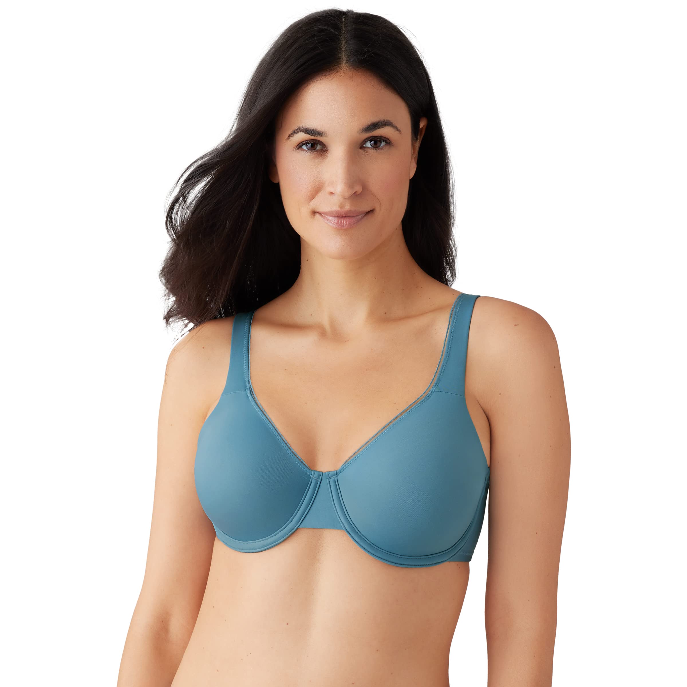 Wacoal Women’s Plus Size High Standards Underwire Bra, Provincial Blue, 34D