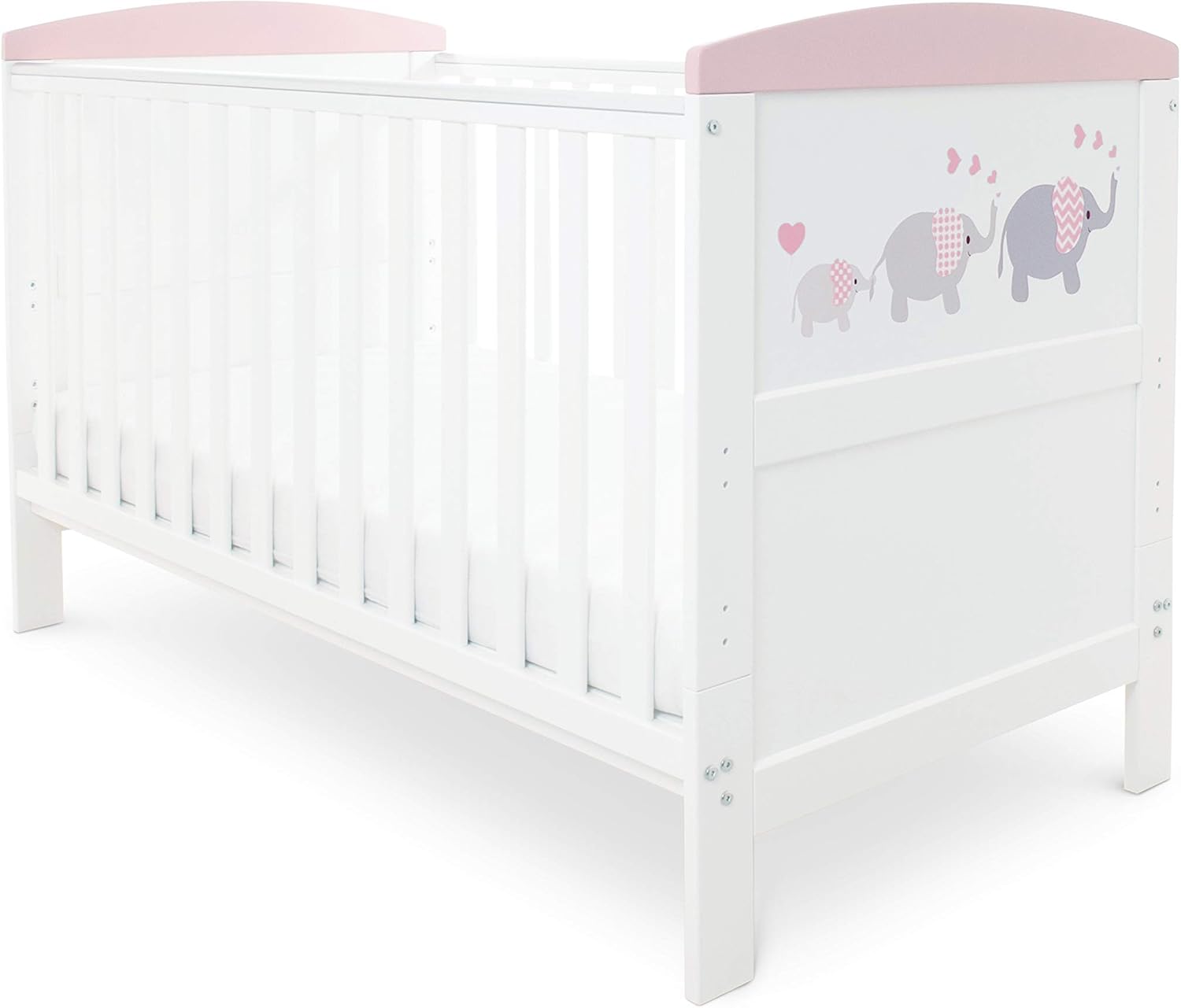 babymore velvet deluxe cot bed